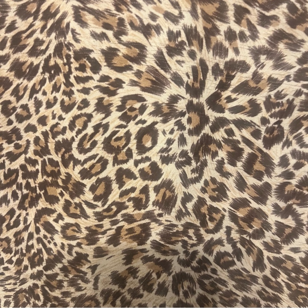 Brown Leopard Print Women's Top sz 16 - Picture 13 of 13